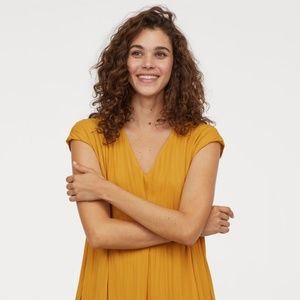 H&M yellow dress